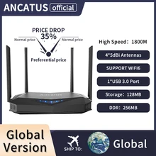 GDGH A6 Router Wi-Fi 6 Plus 1800Mbps both 2.4Ghz band and 5Ghz band Global Version Smart Home Router