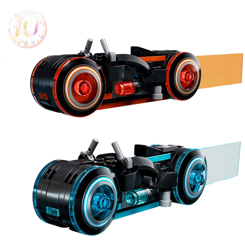 BELA 10881 Movie TRON: традиционный светильник, модель скоростного колеса, строительные блоки, совместимые 21314, подарок на день рождения, игрушки для детей, 248 шт