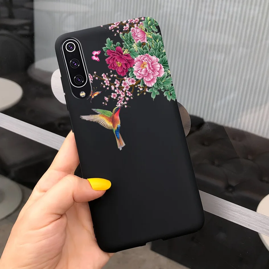 phone carrying case Flower TPU Case For Xiaomi Mi 9 Daisy Cover For Xiaomi Mi 9 SE Phone Case For Xiomi Mi 9 Mi9 Lite Mi9Lite SE Soft Protect Bumper mobile phone pouch