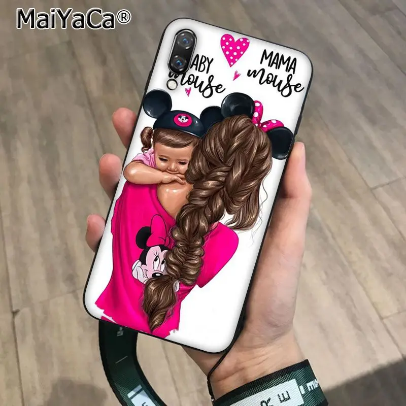 MaiYaCa красивый чехол для телефона для мамы и дочки и сына для Huawei P10 Plus 20 pro P20 lite mate9 10 lite honor 10 vision 10 - Цвет: A11