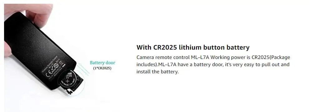 AODELAN ML-L7A Bluetooth камера Пульт дистанционного управления спуска затвора для Nikon COOLPIX B600, A1000, P1000. Replaces Nikon ML-L7