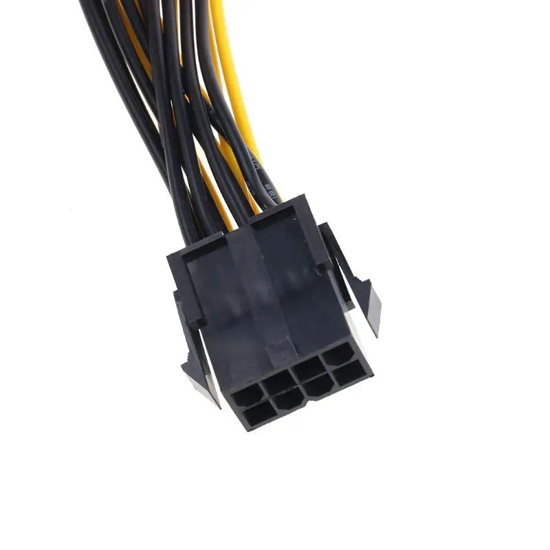 8 контактный разветвитель ЦП PCI E (6P + 2P) Кабель питания 25 см|Кабели передачи данных|