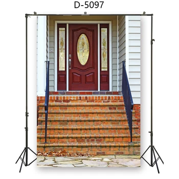 

HuaYi Luxurious Building Backdrops Wonderful Outdoor Wall Decorations Background Photography Studio Photography D-5097