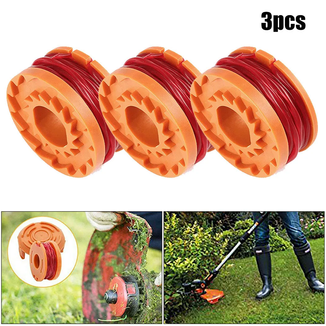 3pcs Trimmer Spool And Line Lawn Mover Brush Cutter Accessories Parkside For MacAllister Strimmer MGTP 18Li Garden Power Tool