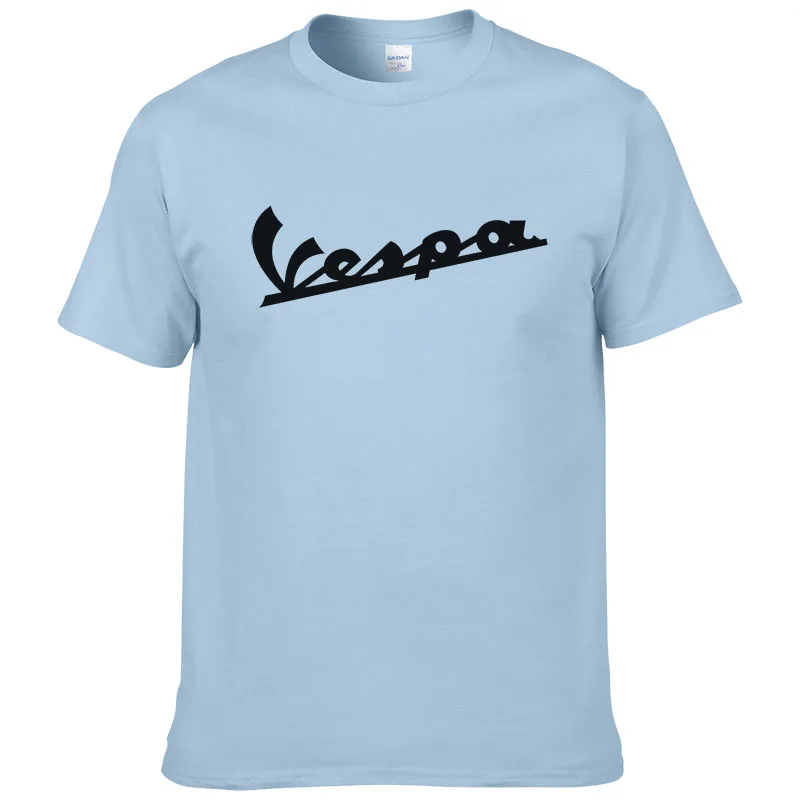 Vespa футболка для мужчин Досуг Divertida Camiseta Algodón de Verano манга Corta Cuello Redondo Camisetas Masculino - Цвет: 4