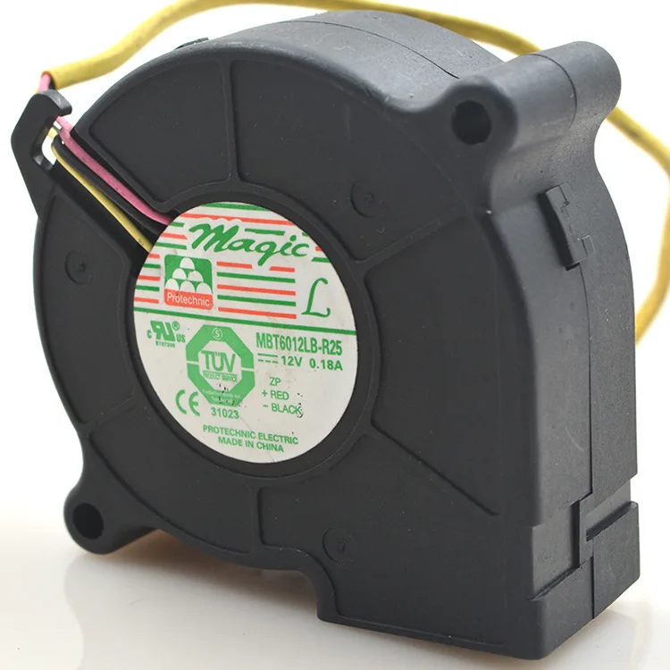 

FOR MAGIC/Yongli MBT6012LB-R25 12V 0.18A 6CM 6025 Projection Blower