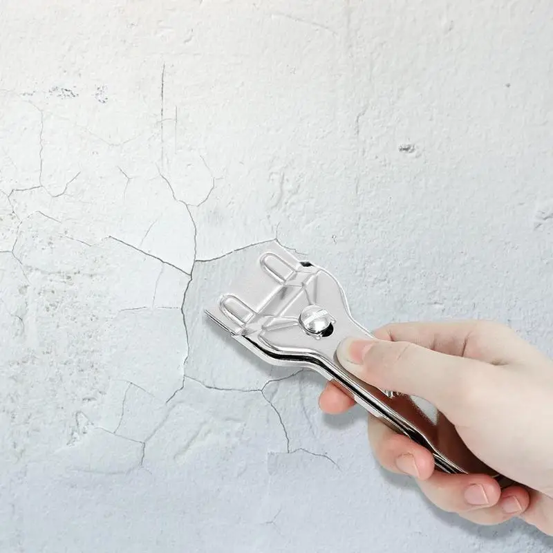 Durable Stainless Steel Cleaning Scraper Window Glass Ceramic Hob Scraper Oven Floor Tile Cleaning Tools with Blade