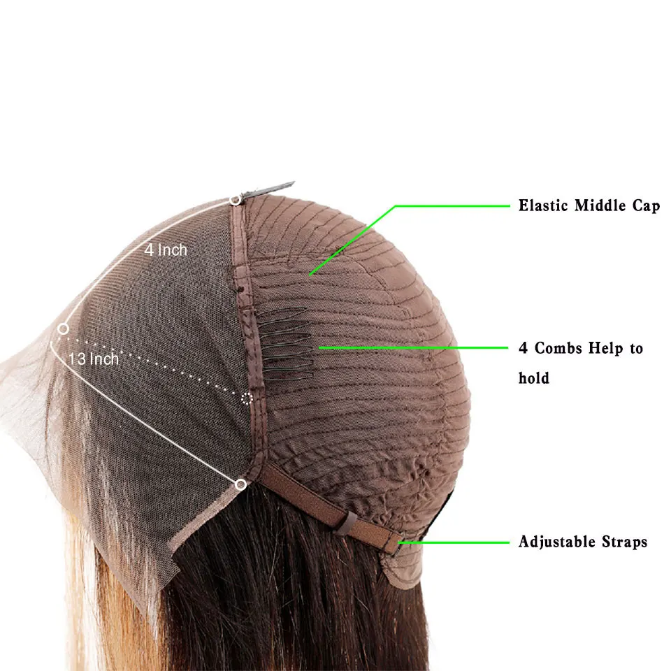 1B/27 прямое, Омбре парик бразильский медовый блонд кружева фронта человеческих волос парики remy цветные фронтальные парики шнурка 13x4 для черных женщин