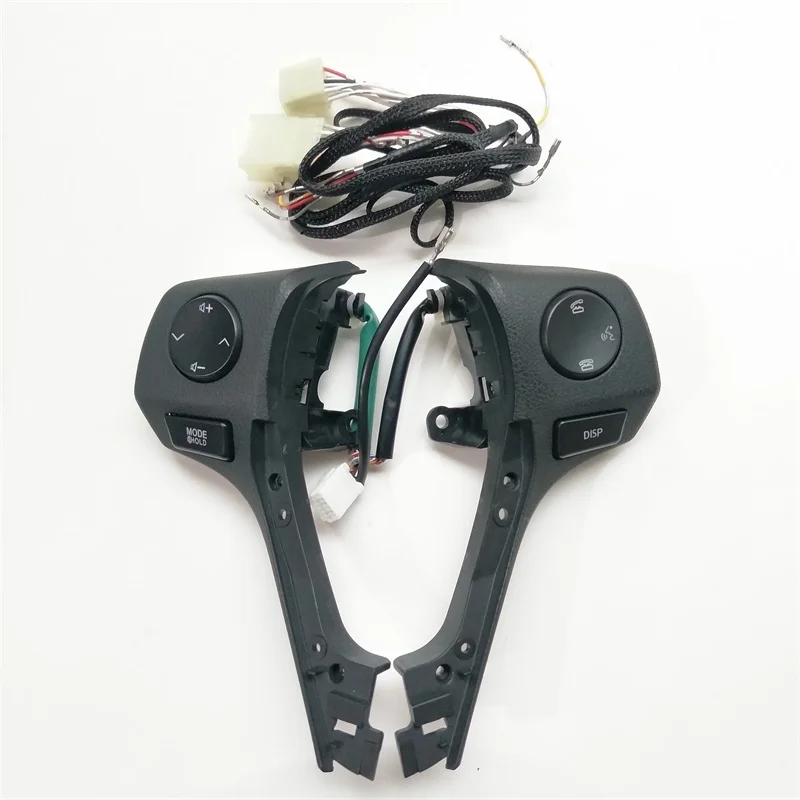 84250-02560 кнопки Bluetooth телефон рулевое колесо аудио кнопка управления для TOYOTA Corolla RAV4 автомобильный стиль - Цвет: black