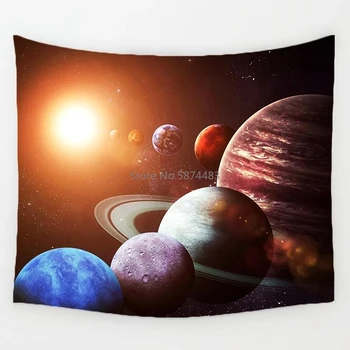 

Solar System Tapestry Printed Wall Hanging Tapestry Polyester Tapestry