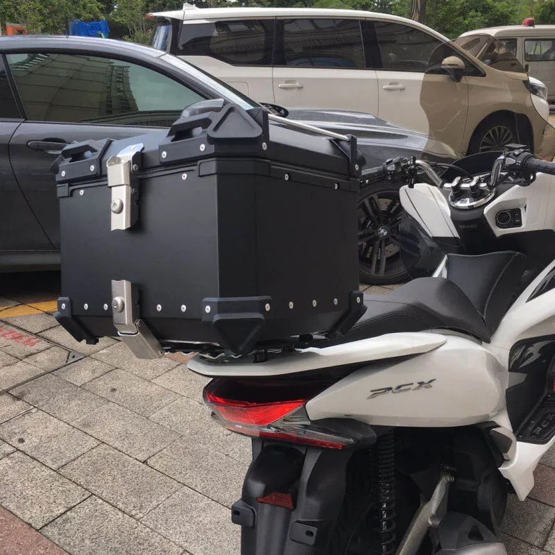 変更されたオートバイ45l 55l 65l Pcxリアトップケース荷物テールボックスラックホルダー棚pcx150用pcx125 14 19 Aliexpress 自動車 バイク