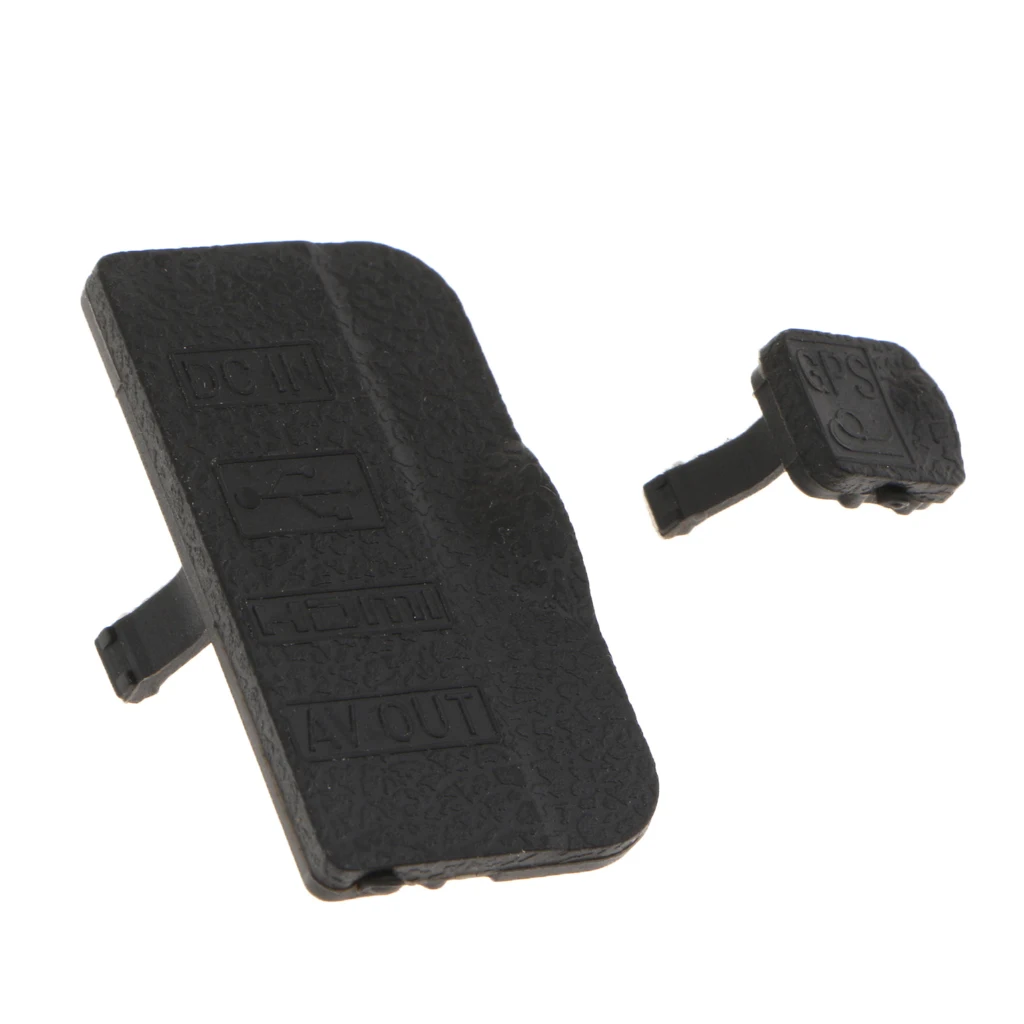 USB GPS Rubber Cover For Nikon D90 HDMI DC IN AV OUT Interface Cap Skin Lid Holder