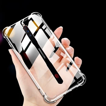 

Red Magic 5G 2020 Case Heavy Duty Drop-proof Clear Soft TPU Case Cover For ZTE Nubia Red Magic 5G NX659J