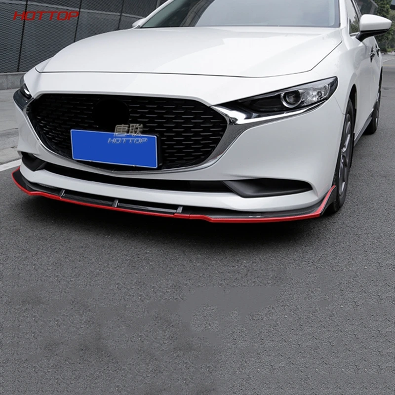 PP автомобильный передний нижний бампер для губ сплиттер для Mazda 3 axela