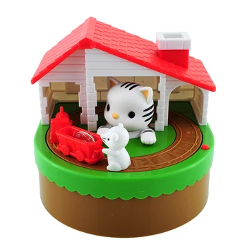 

Stealing Coin Cat Mouse Coins Penny Cents Piggy Bank Saving Box Money Box Kid