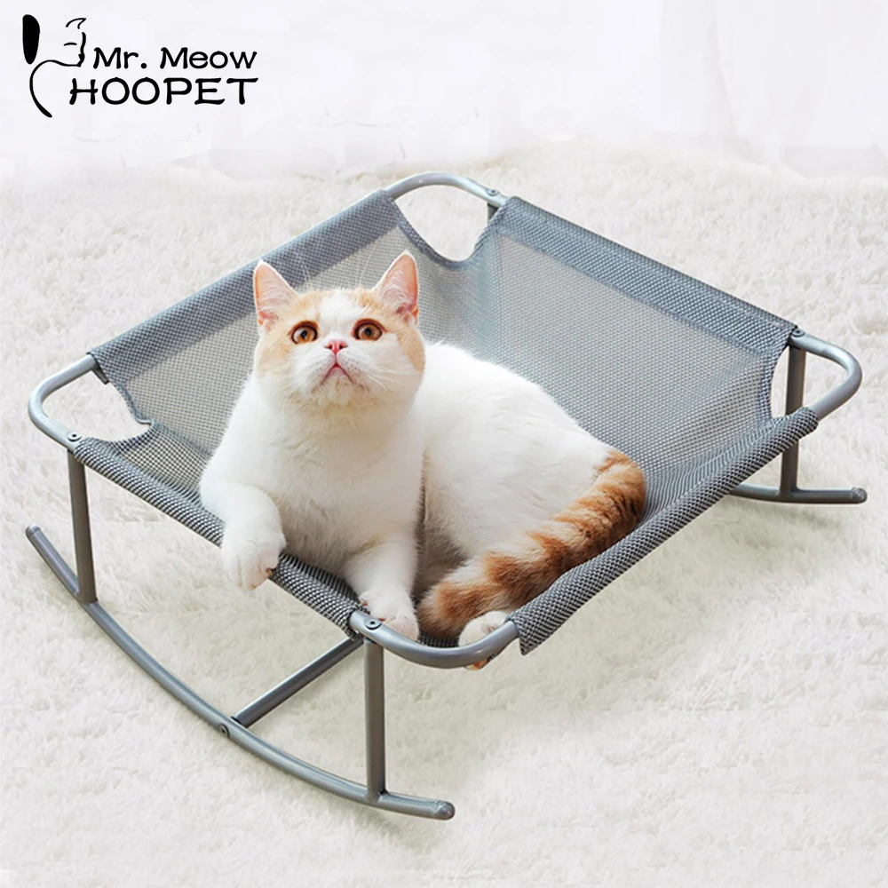 

Hoopet Cat Net Basket Bed Cat Kennel Cool Breathable Bed Home Puppy Sleeping Dog House Kennel Teddy Comfortable House Pet Supply