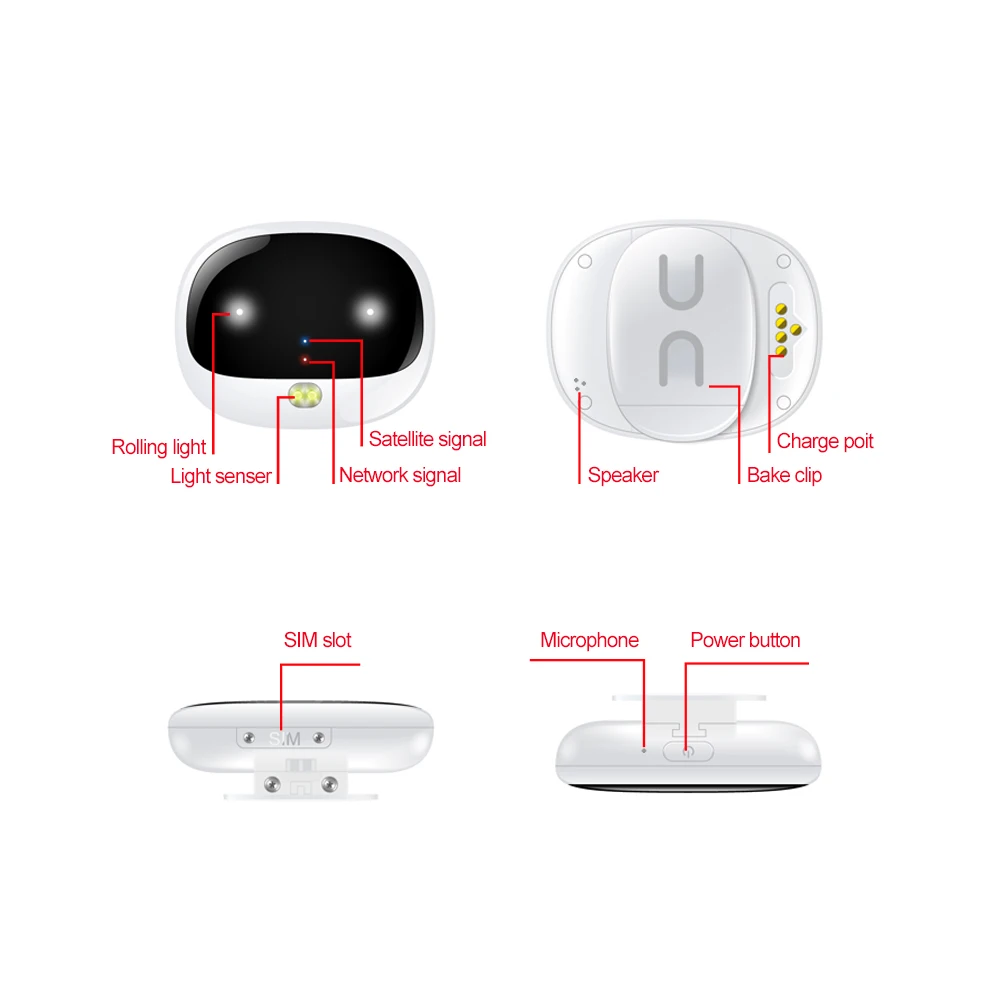 4G 3G 2G Full Netcom GPS Tracker Pet Locator