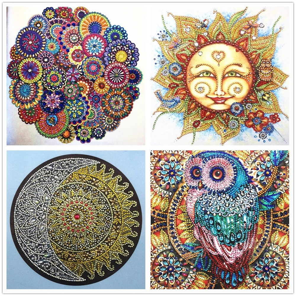 

Diamond Painting Owl Art Full Drill kits5D DIY for Home Decor