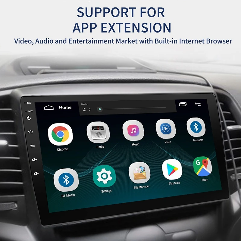 2 Din 10,1 дюймов Android 8,1 Универсальное автомобильное радио 1G+ 16G стерео gps Navi wifi USB Bluetooth Мультимедиа MP5 плеер с камерой