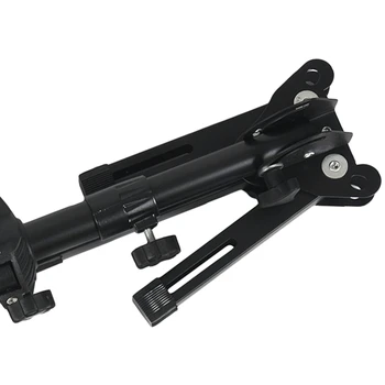 

Wooden Drum Pad Stand Holder Aluminum Alloy Foldable Three-Legged Stand with 8 Inch Blue Rubber Wooden Dumb Drum