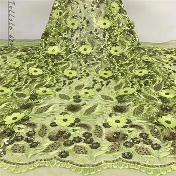 

New Arrival Guipure Tulle Lace Fabric Wholesale African Party Laces 2019 Embroidered Guipure French Lace Fabrics