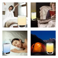 HIPERDEAL 5 в одном супер многофункциональный сенсорный светодиодный Bluetooth динамик ночной Светильник Беспроводная лампа умная музыка Подключаемая карта