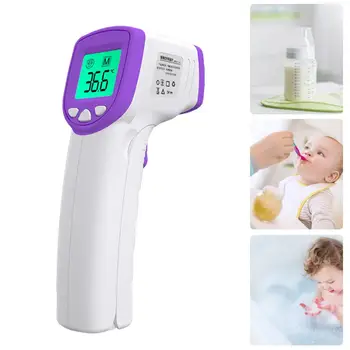 

In Stock Electronic Thermometer Non-contact Infrared Human Forehead Thermometer with LCD Display for Baby Child Adult #4O
