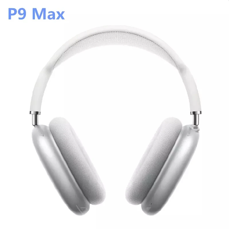 P9 max airpodding max headsets Bluetooth headphones Wireless earphones deep bass noise cancellations for IOS Android phone