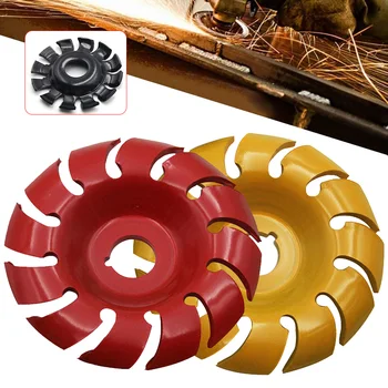 

12 Teeth Wood Shaping Disc 90cm Cutting 16mm Bore Wood Shaping Disc Home Carving Replacement Parts
