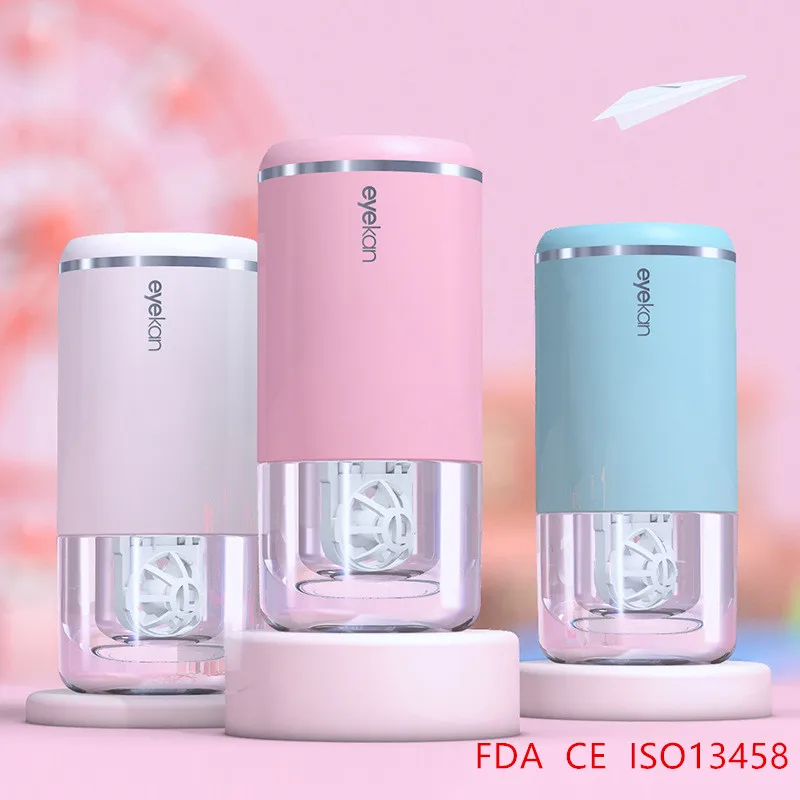 Skup Soczewki kontaktowe soczewki kontaktowe soczewki kontaktowe narzędzia do czyszczenia kolorowe szkła kontaktowe czyszczenie ultradźwiękowe automatyczne czyszczenie automatyczne