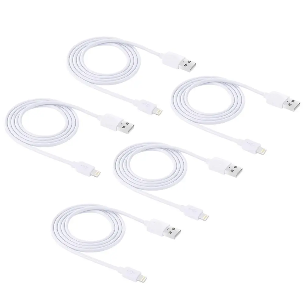 5 шт. кабель HAWEEL USB для iPhone 5 5S SE 6 6S 7 8 Plus X XS Max XR SE провод для быстрой зарядки 1 м usb кабель для синхронизации данных