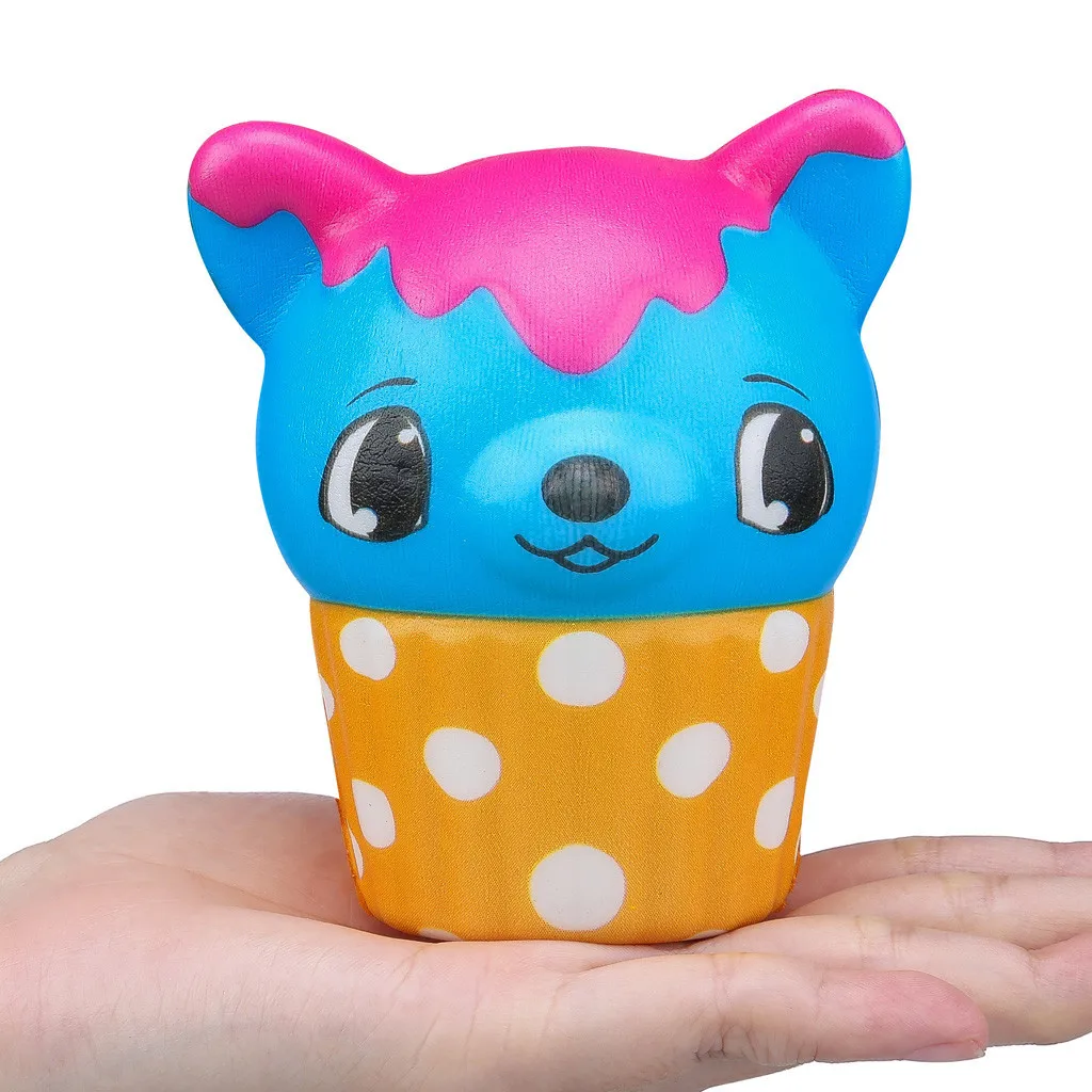 Kawaii Мини-мороженое олень медленно поднимающийся прекрасный мягкий сжимается игрушка мультфильм Хитрый декомпрессии игрушки животных# A