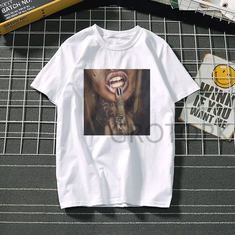 

2020 Women's tops Fashion Girl girls Summer Harajuku street hipsters short-sleeved woman tshirts graphic t shirts tops