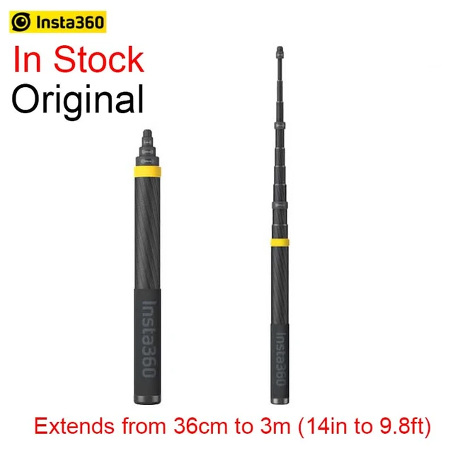 IN STOCK Insta360 Carbon fiber 3 Meters Extended Edition Invisible Selfie  Stick for Insta 360 ONE