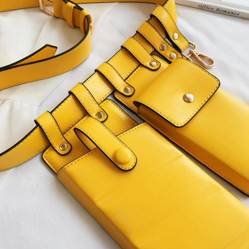 Модная женская поясная сумка, модная кожаная поясная сумка, дорожные нагрудные сумки, регулируемая сумка на плечо для телефона, 4 цвета