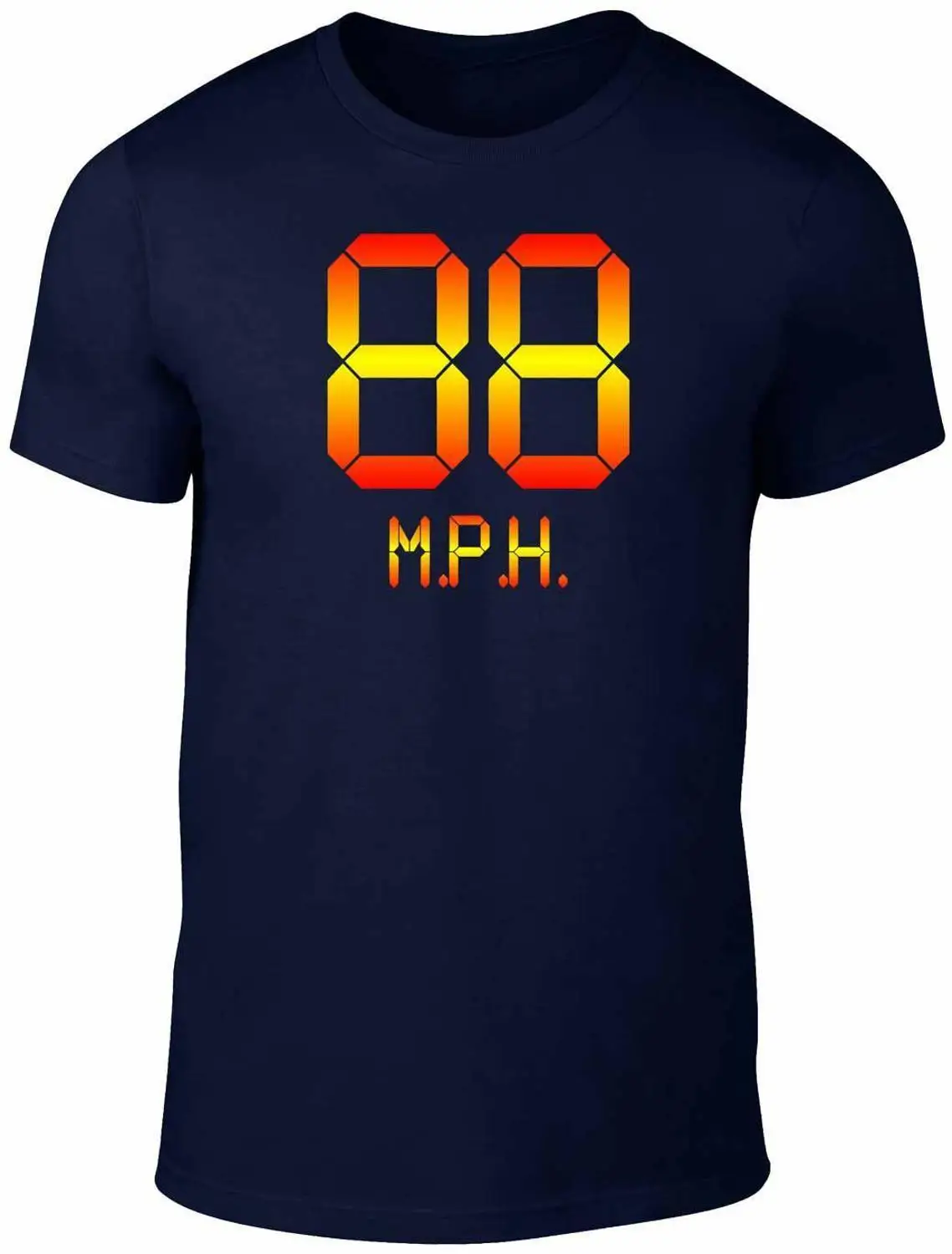 man navy blue 30 Официальный Back To The Future постер фильма футболка delorean Новые футболки Забавные футболки новые Забавные футболки унисекс Топы - Цвет: man navy blue 30