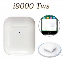 I9000 TWS Bluetooth наушники Беспроводная зарядная гарнитура сенсорное управление наушники tws i9000 1:1 с открытой крышкой