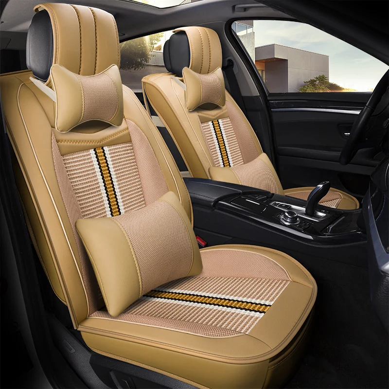 Новинка 2018 кожаный чехол для автомобильного сиденья geely mk toyota prius jeep grand cherokee bmw x5 f15