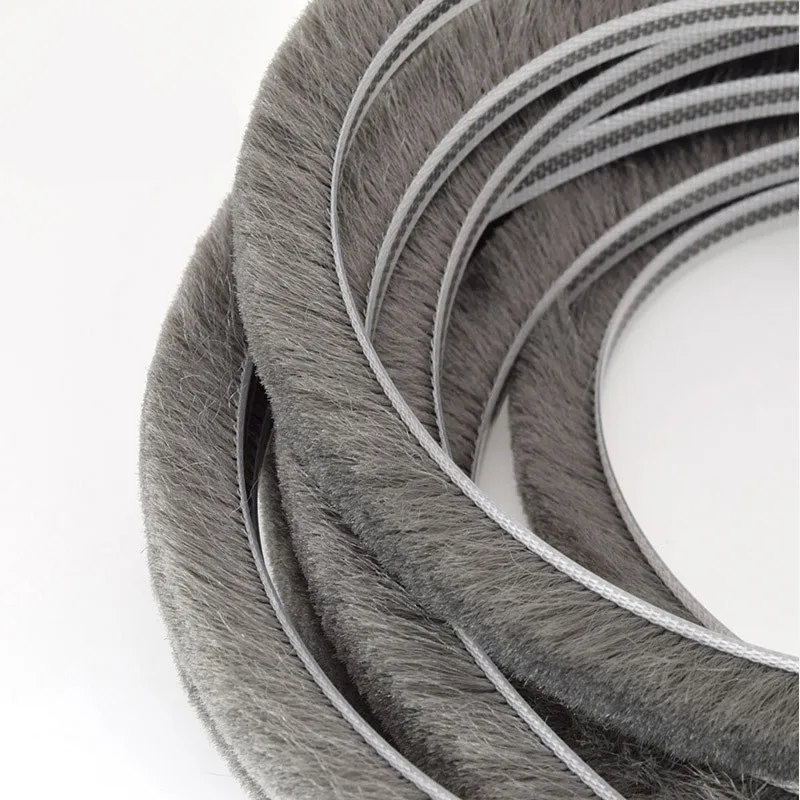 6 Size Door Window Brush Strip Weather Stripping For Home Door Window Draught Excluder Brush Weather Strip Seal Tape door seal strip sealing strip tape window seal strip sealing tape sealing strip door weatherstripping