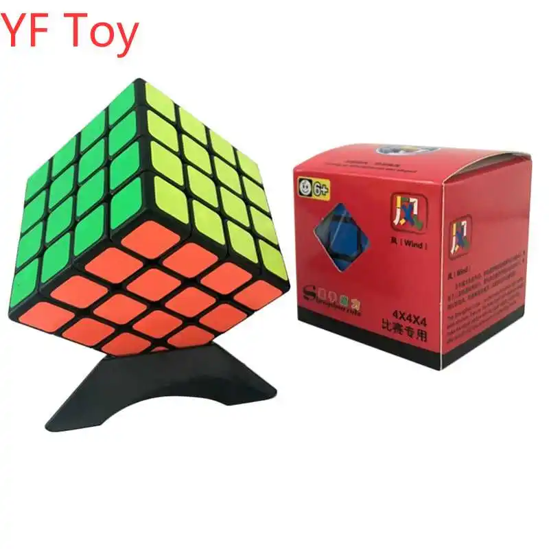 ShengShou Wind Feng 4x4x4 Cubing лабиринт магические кубики 4x4 Ультра-гладкий Твист Головоломка профессиональная головоломка игрушка для детей
