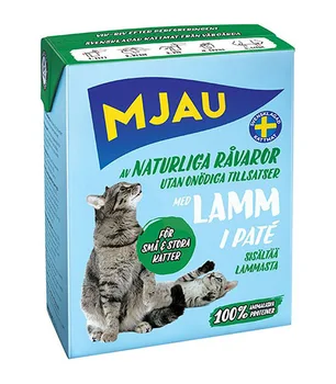 

MJAU MJAU PATE LAMB for cats and kittens with pate lamb 380g