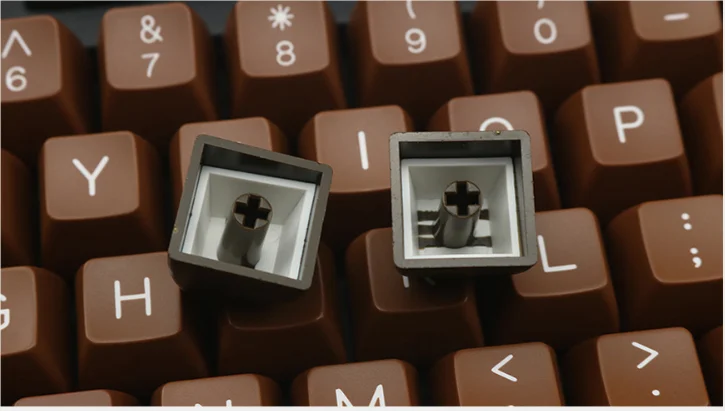 MAXKEY SA колпачки шоколадные ABS Double shot 134 клавиши для механической клавиатуры cherry mx keycap