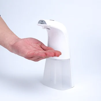

400Ml Fashion Automatic Liquid Soap Dispenser Smart Sensor Touchless ABS Electroplated Sanitizer Dispenser Soap Kitchen Bathroom