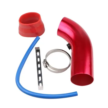 

Automobile Aluminum Alloy Intake Pipe Universal Intake Pipe Intake Diversion Elbow Mushroom Modified Air Filter Aluminum Tube