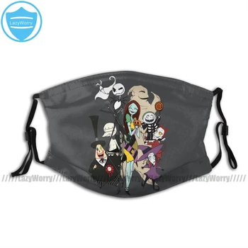 

Nightmare Before Christmas Mouth Face Mask The Nightmare Before Christmas Facial Mask Cool Kawai with 2 Filters for Adult