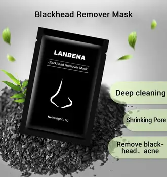 

Blackhead Remover Nose Black Mask Mud Acne Treatment Peel Off Mask Pore Strip Skin Care Oil-control Shrinking Pore Peel Mask
