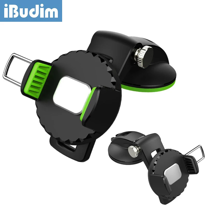 

iBudim Sucker Car Phone Holder Universal Dashboard Mobile Phone Stand Mount in Car GPS Bracket For iPhone 13 12 Pro Max X Xiaomi