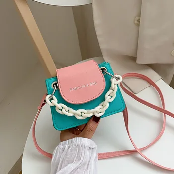 

Mini bag handbags 2020 new wild texture messenger bag fashion net red one-shoulder small square bag