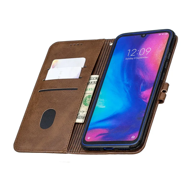 Ретро Чехол-бумажник с откидной крышкой чехол для спортивной камеры Xiao mi Red mi 5 Plus 5A 6 6A 7 7A GO K20 Pro Note 5 6 7 Pro mi 5X 6X A1 A2 A3 Lite CC9 CC9E