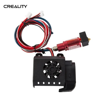 

Creality 3D Printer Parts Extruder Kit Full Assembled with 0.4mm Nozzle Aluminum Heating Block Double Cooling Fan for CR-10S Pro